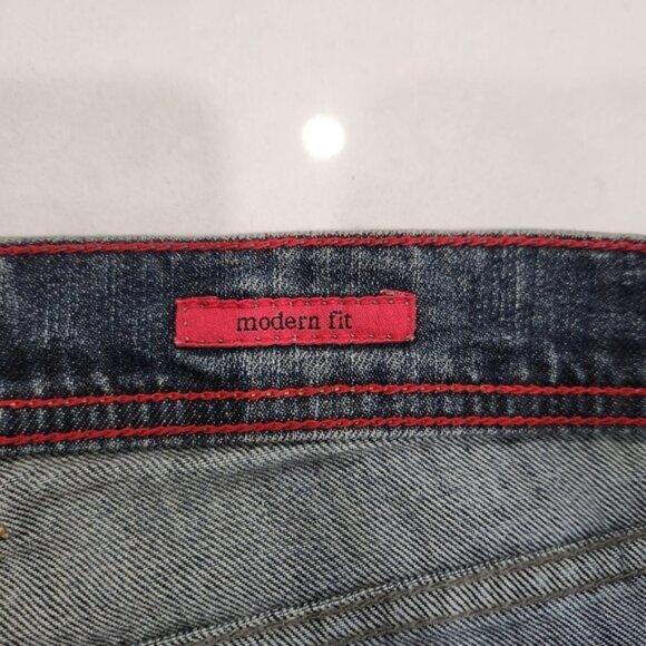 ALBERTO Jeans T400 Blue Stone Modern Fit Soft Wear Denim 34x36 Actual 34X31 - Picture 7 of 12